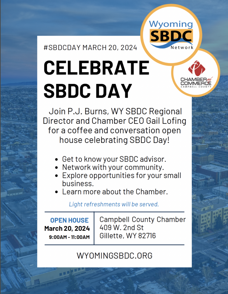 SBDC Day Meet & Greet Celebration Gillette Wyoming Small Business